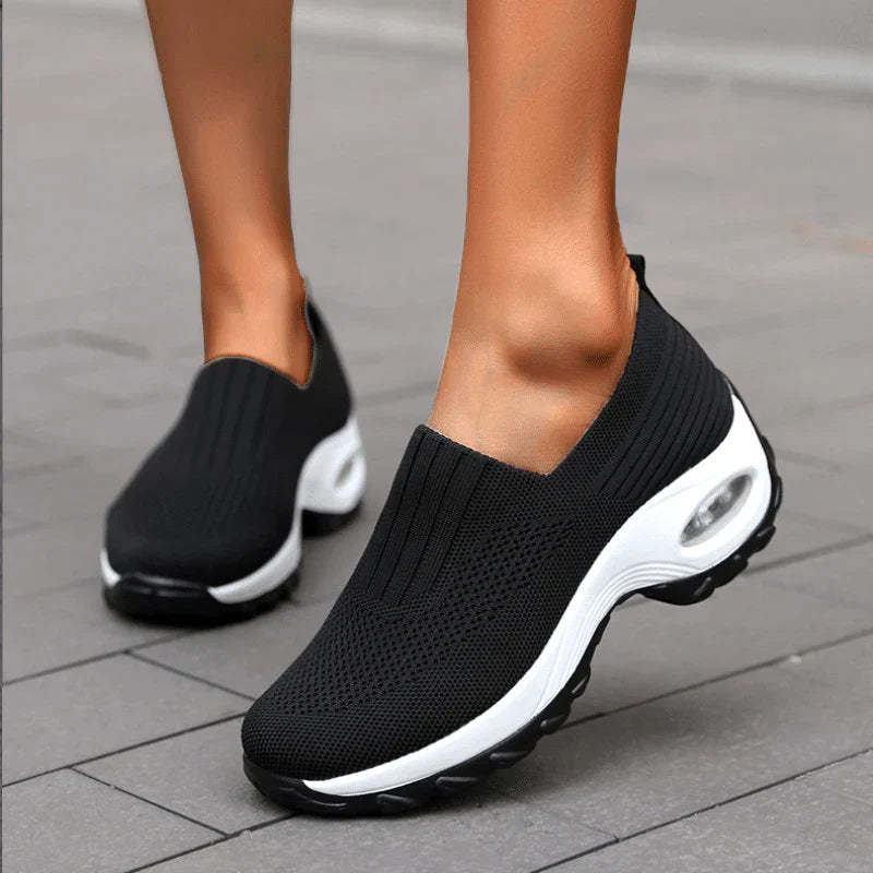 WOMEN SLIP-ON LIGHT AIR CUSHION ORTHOPEDIC SNEAKERS