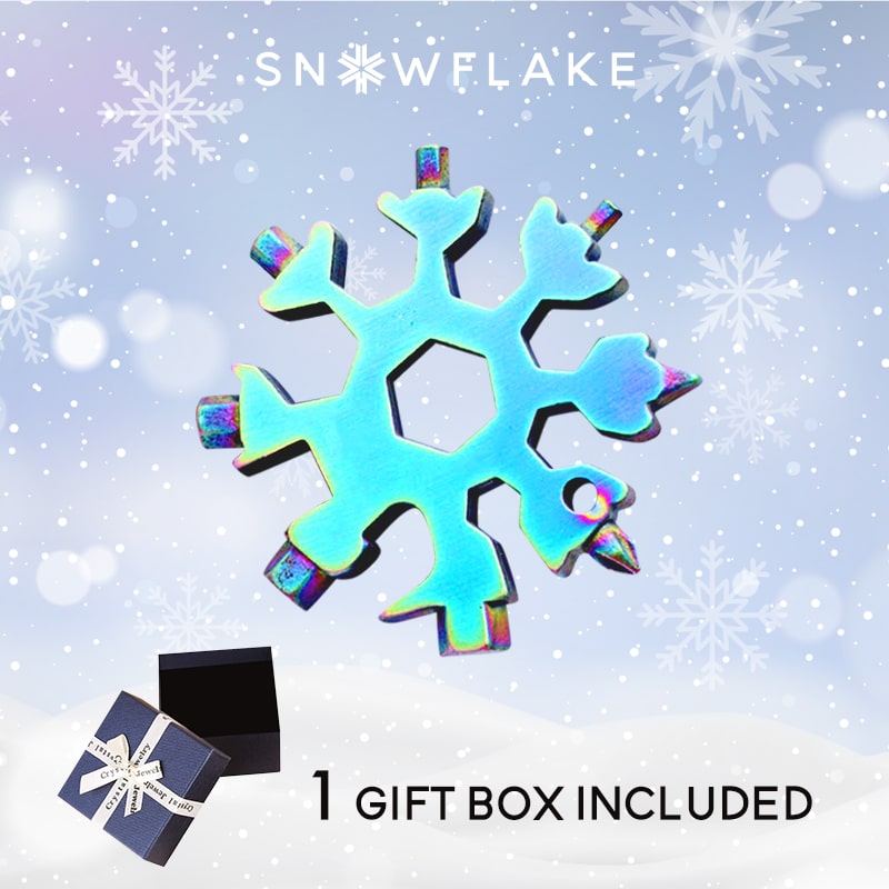 Snowflake - MultiTool 18-in-1 Stainless Steel Portable for Outdoor Adventure❄️