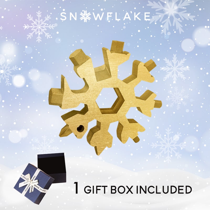 Snowflake - MultiTool 18-in-1 Stainless Steel Portable for Outdoor Adventure❄️