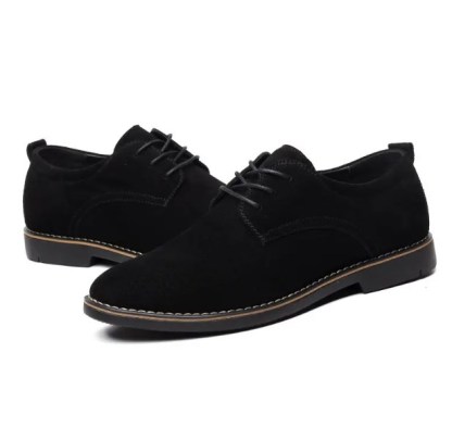 🔥Hot Sale🎁--70% OFF 🎉Mens Classic ritish Style Suede Oxfords Lace Up Business Formal Casual Shoes