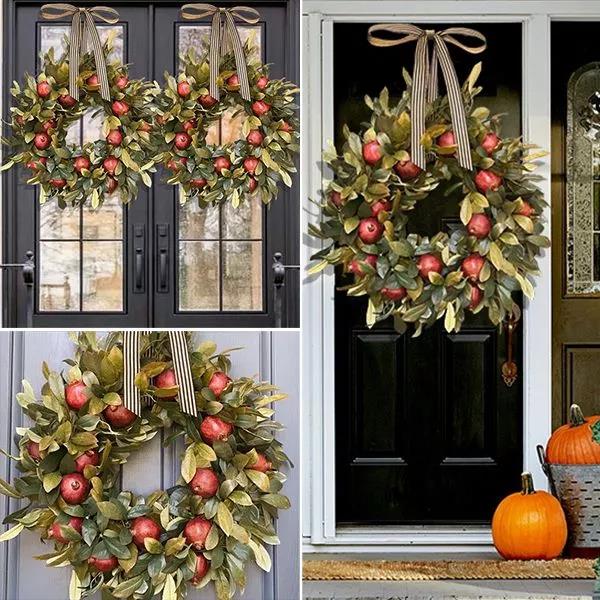 🍁Fall wreath - pomegranate wreath