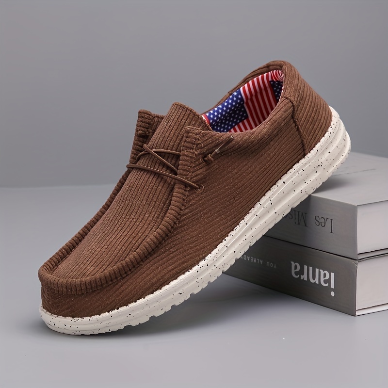 Men's Star Stripes Breathable Lightweight Non-slip Slip On Comfortable