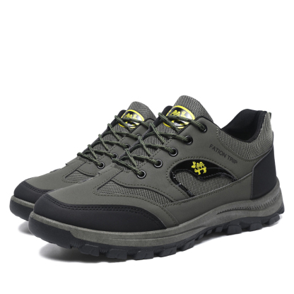 Men's Thickened Sole Elastic Collar Orthopedic Insole Comfortable Outdoor Shoes Casual Shoes-walkjoyful