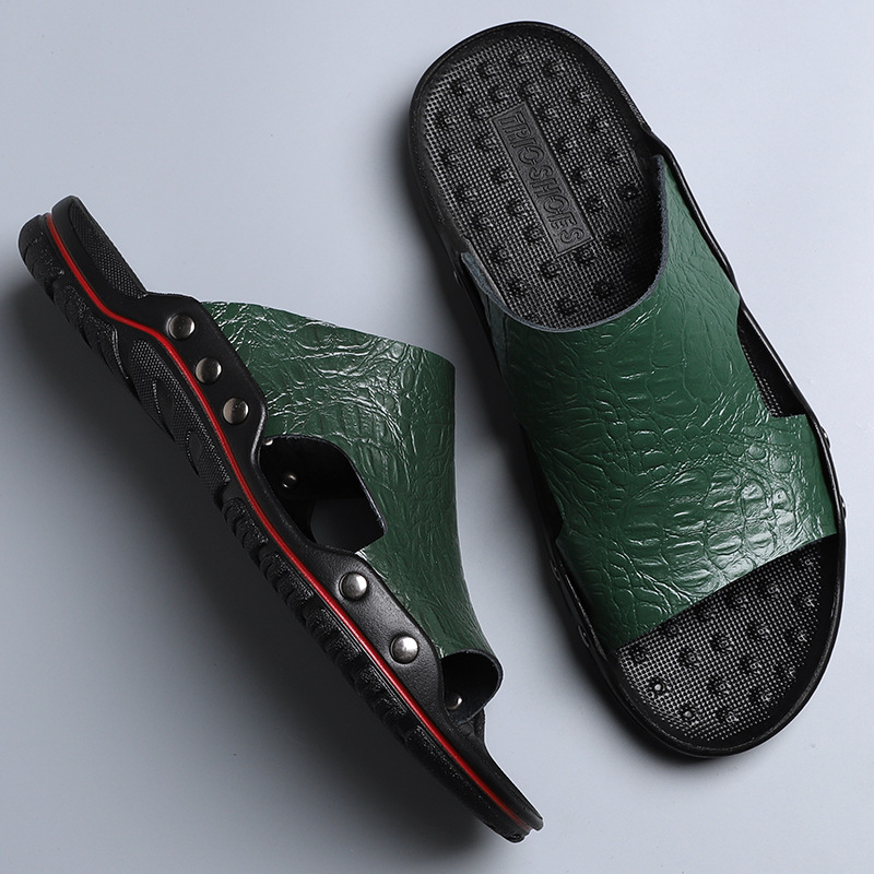 Men's Lightweight Open Toe Slippers - Wear-resistant Non-Slip Comfy Casual Shoes-walkjoyful