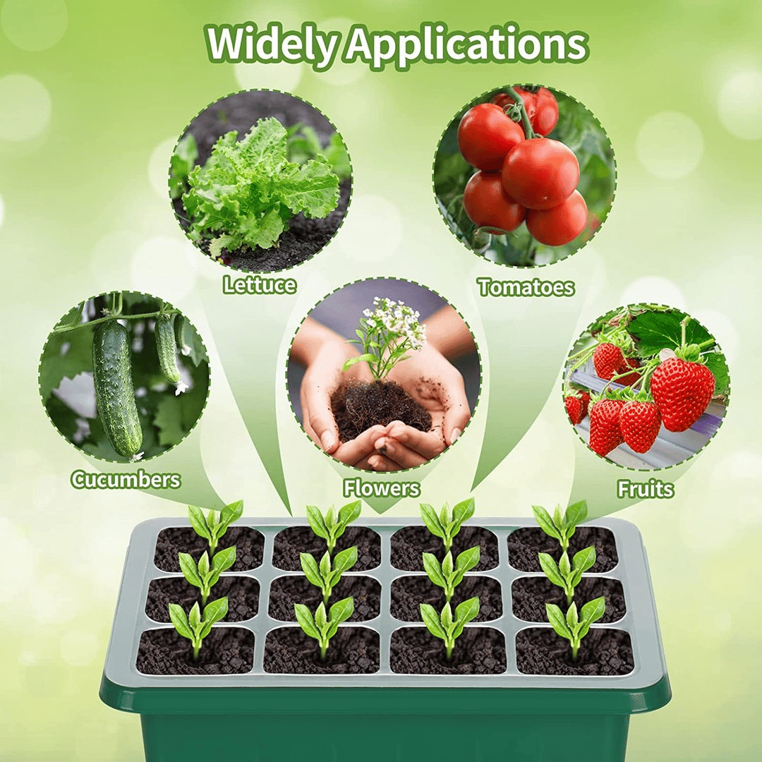 Adjustable Humidity Seed Starter Trays