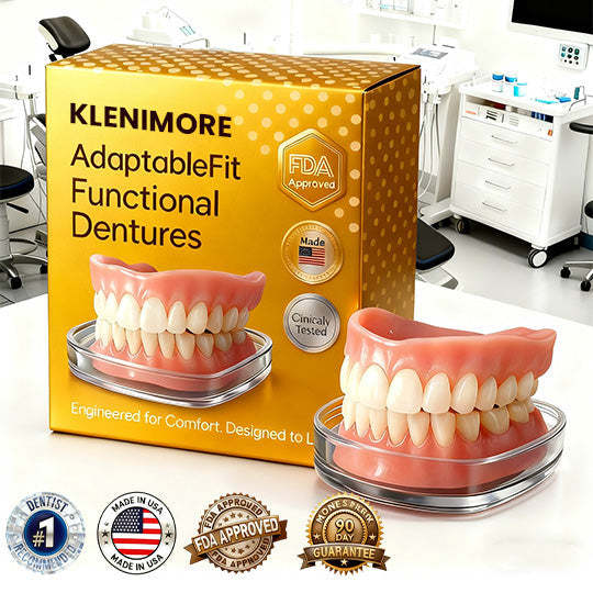 🌎Ends Today: 70% OFF! ⏰KLENIMORE™ Medical Full Denture with Strong Suction