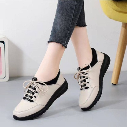 Women Orthopedic Leather Anti-Slip Shoes-walkjoyful