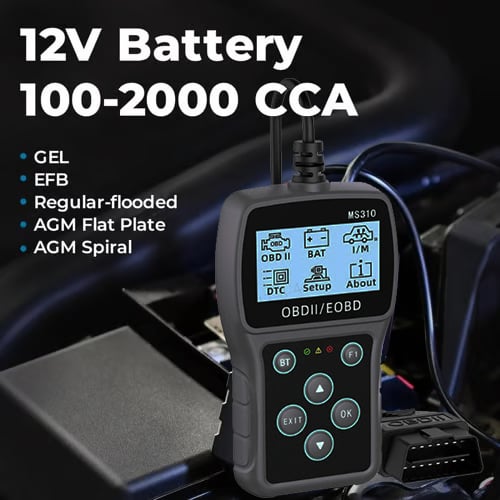 TOPDON  BT100 Car Battery Tester 12V Load Tester