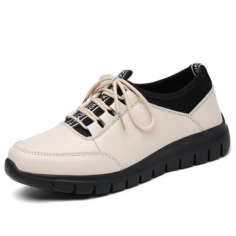 Women Orthopedic Leather Anti-Slip Shoes-walkjoyful