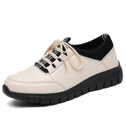 Women Orthopedic Leather Anti-Slip Shoes-walkjoyful