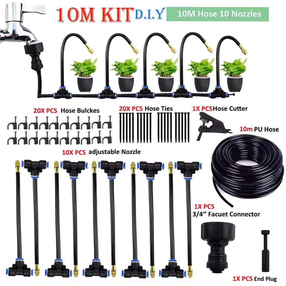 🔥360° Curved Garden Automatic Irrigation System