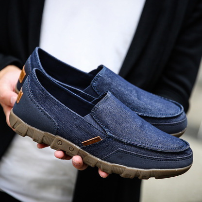 Men's Good arch support Outdoor Breathable Lightweight Walking Slip On Sneakers-burnzay