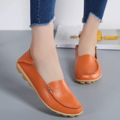 Vanccy PU Leather Loafers-walkjoyful