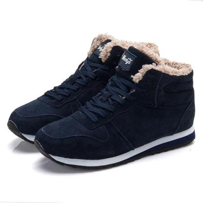 [Same style for male&female] Good arch support outdoor breathable warm slip on sneakers