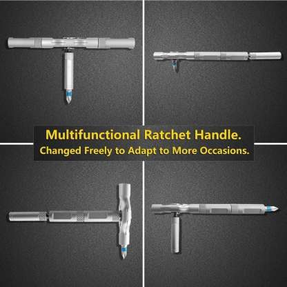 🔥🔥24 in 1 DlY Screwdriver Set Magnetic Compact and Portable Ratchet Screwdriver