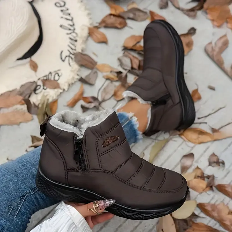 Women’s Insulated Snow Boots – Waterproof, Non-Slip & Fur Lined
