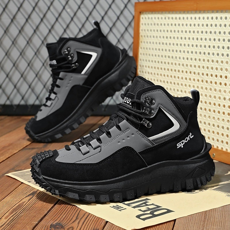 (⏰Limited Time Sale 70% OFF) Men's Outdoor Hiking Boots - Waterproof, Non-Slip, Puncture-Proof And Smash-Proof; Correct Arch Support And Wide Toe - Suitable For Daily Wear And Outdoor Adventures