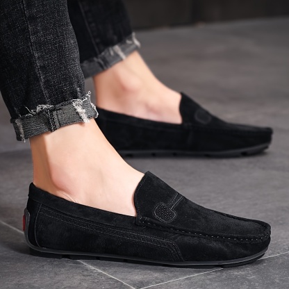MEN��S COMFORTABLE SLIP-ON CASUAL SHOES-walkjoyful