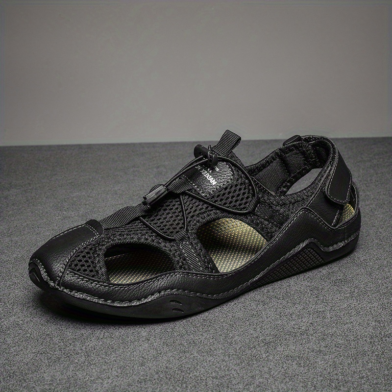 Men's Genuine Leather Non-slip Sandals - Perfect for Outdoor Walking and Hiking in Spring and Summer!-walkjoyful