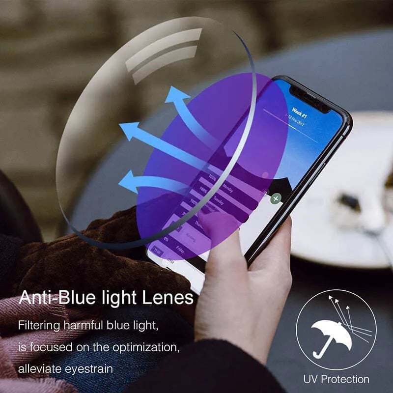 Sapphire High Hardness Anti-blue Progressive Far And Near Dual-Use Reading Glasses