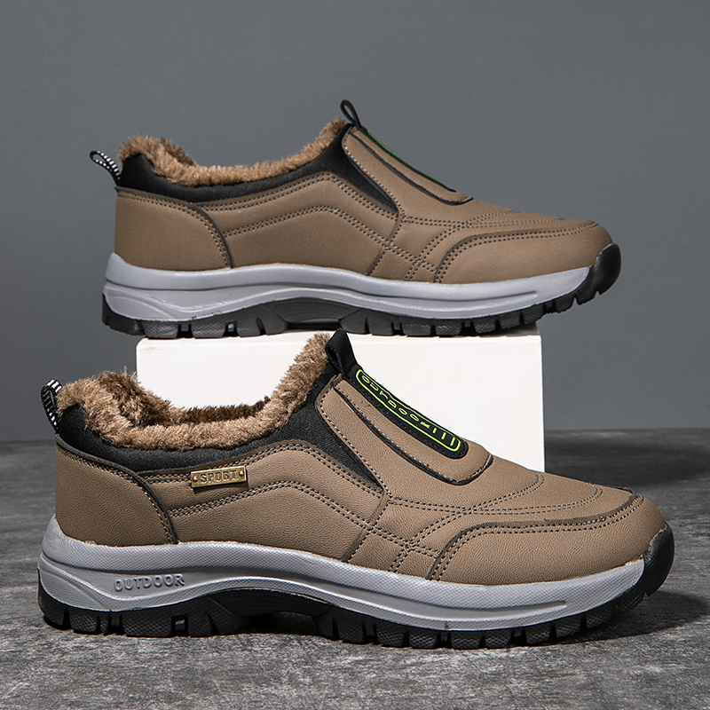 MEN'S COMFORTABLE VELVET WARM THICK-SOLED CASUAL SNEAKERS-walkjoyful