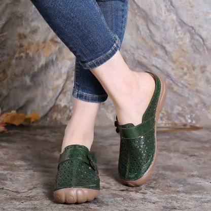 Vanccy Comfortable Retro Backless Casual Sandals