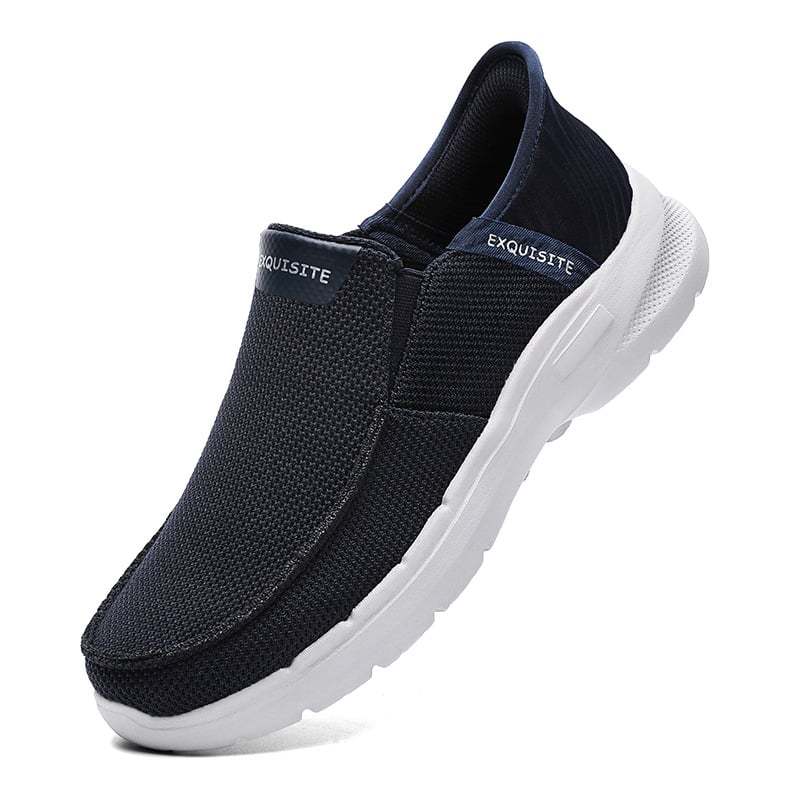 MEN'S CANVAS LOAFERS BREATHABLE SLIP-RESISTANT CASUAL SHOES