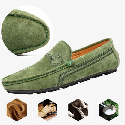 MEN��S COMFORTABLE SLIP-ON CASUAL SHOES-walkjoyful
