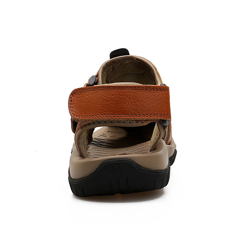 Men‘s Outdoor Casual Leather Beach Sandals