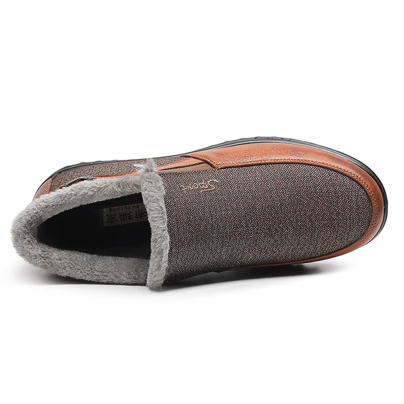 Men's Winter Fleece Warm Comfortable  Orthopedic Loafers
