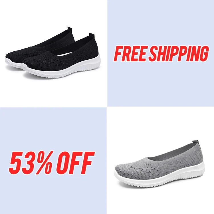 Women's Orthopedic breathable sweat-absorbing walking shoes-walkjoyful
