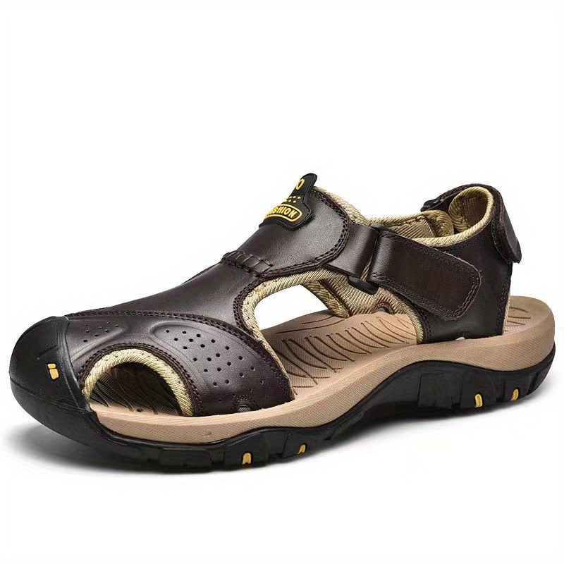 Men‘s Outdoor Casual Leather Beach Sandals