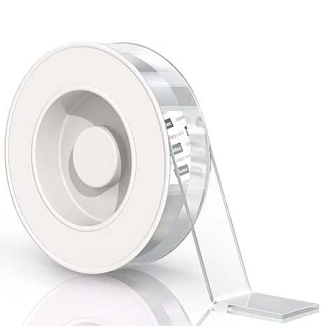 ✨Extra Large Double Sided Tape , Clear & Tough Nano Tape, Multipurpose Mounting Tape
