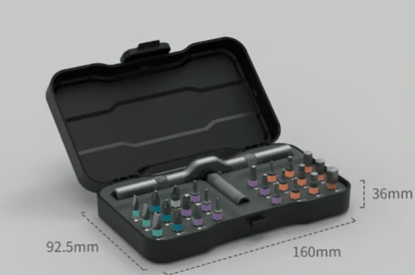 🔥🔥24 in 1 DlY Screwdriver Set Magnetic Compact and Portable Ratchet