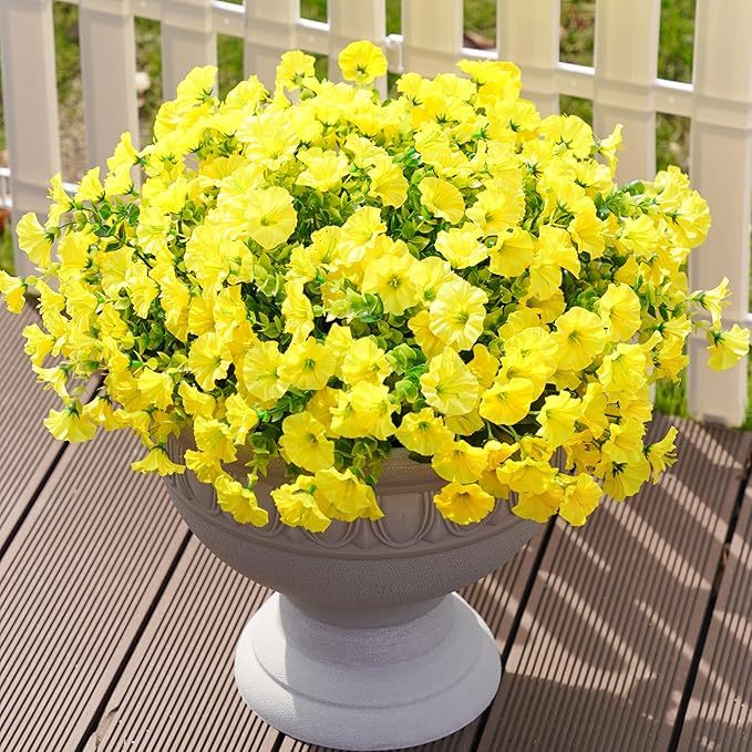 🌸 Spring Summer Home Decoration - 🌿 Fake Silk Colorful Morning Glory