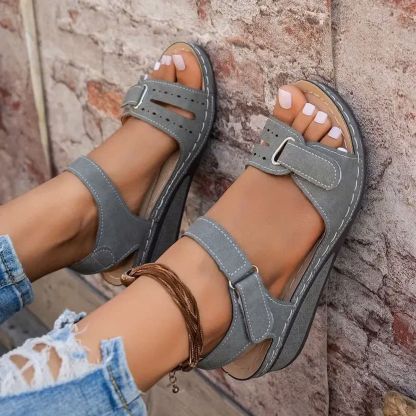 🔥Last Day Deal 70% OFF🔥 - Soft & Stylish Wedge Sandals for Effortless Comfort!