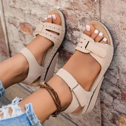 🔥Last Day Deal 70% OFF🔥 - Soft & Stylish Wedge Sandals for Effortless Comfort!