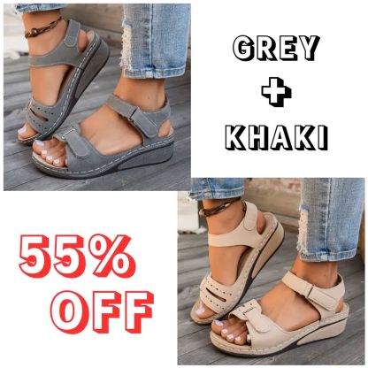 🔥Last Day Deal 70% OFF🔥 - Soft & Stylish Wedge Sandals for Effortless Comfort!