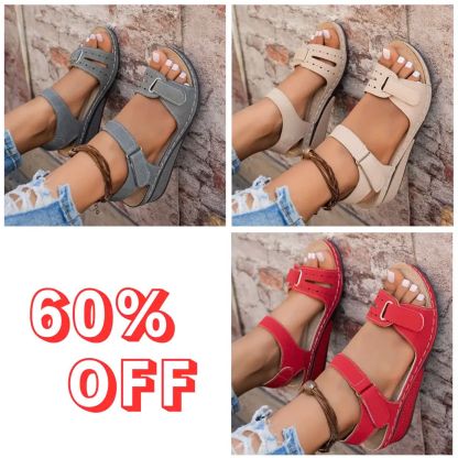 🔥Last Day Deal 70% OFF🔥 - Soft & Stylish Wedge Sandals for Effortless Comfort!