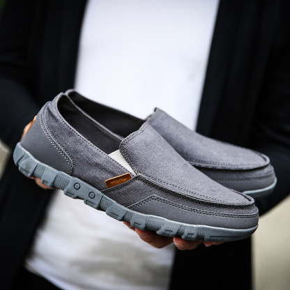 Men's Good arch support Outdoor Breathable Lightweight Walking Slip On Sneakers-burnzay