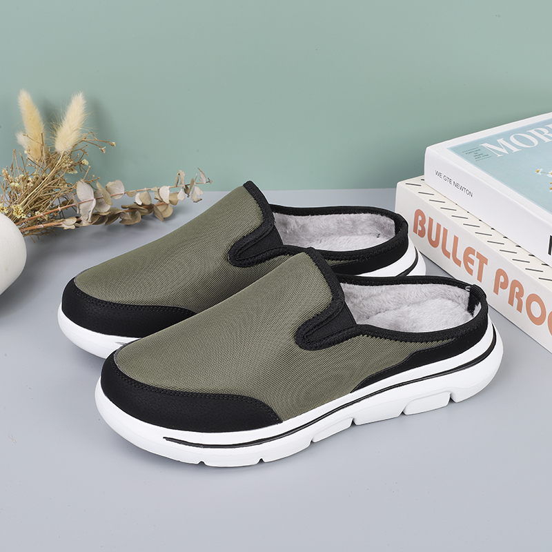 MEN'S COMFORTABLE LINED FLEECE ARCH SUPPORT SPORTS SANDALS