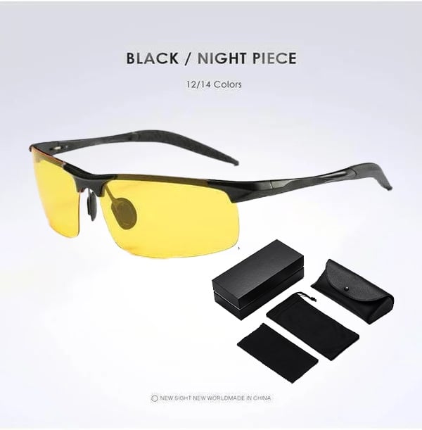 2023Men's Sunglasses with Anti-glare Polarized Lens