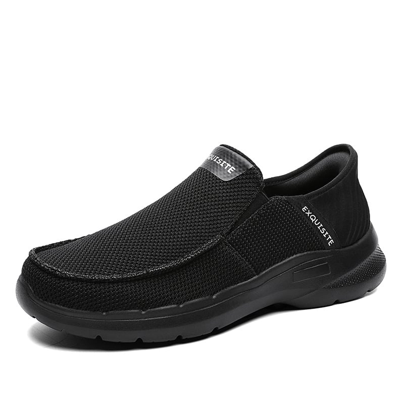 MEN'S CANVAS LOAFERS BREATHABLE SLIP-RESISTANT CASUAL SHOES