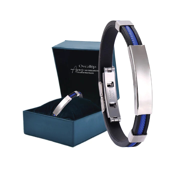 GilisearchTM Apus Ion Therapeutic Lympunclog Titanium Wristband Pro