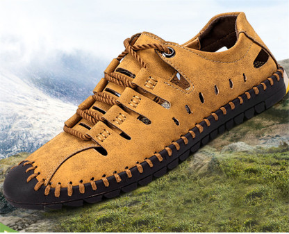 MEN HIKING SHOES WEAR-RESISTANT NON-SLIP COMFORTABLE OUTDOOR SHOES
