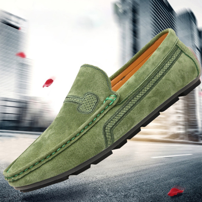 MEN��S COMFORTABLE SLIP-ON CASUAL SHOES-walkjoyful