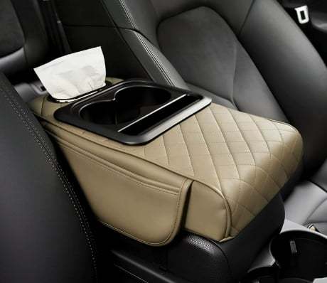Multifunctional PU Leather Car Armrest Box Mat