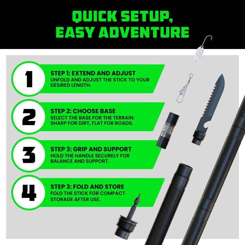 🔥Tactical Hiking Stick(Free Shipping Now)