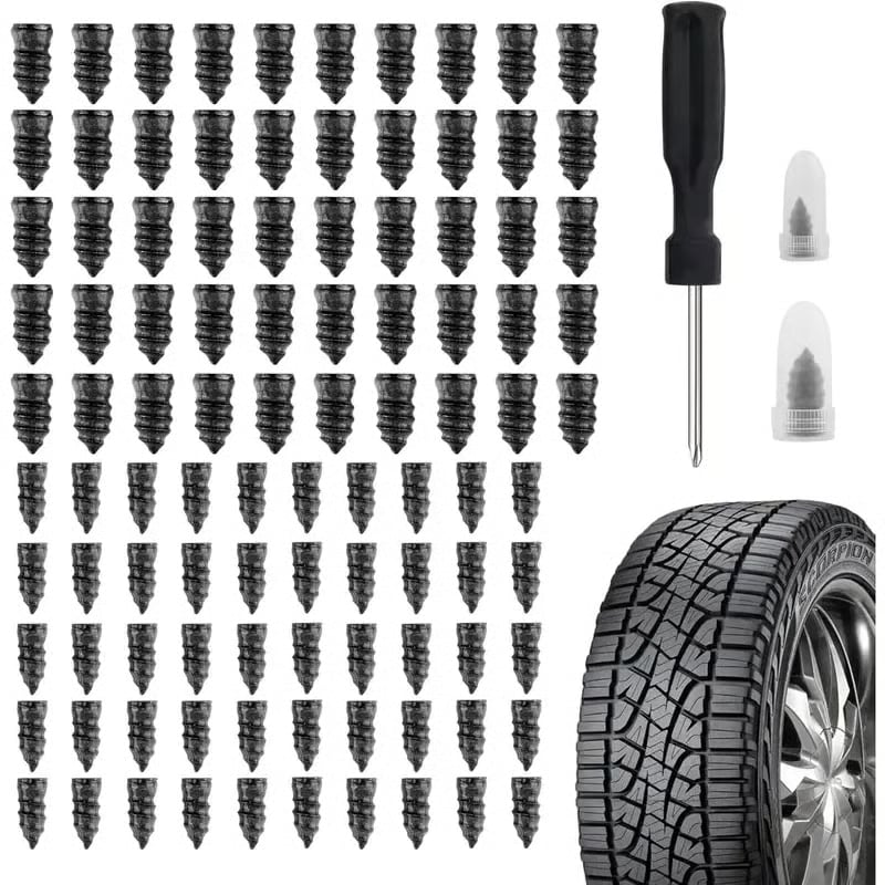 👨‍🔧Last Day 49%OFF🔥Tire Repair Rubber Nail🚚Free Screwdriver Included