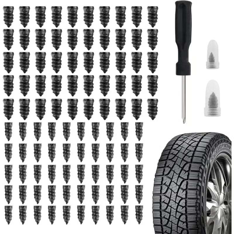 👨‍🔧Last Day 49%OFF🔥Tire Repair Rubber Nail🚚Free Screwdriver Included